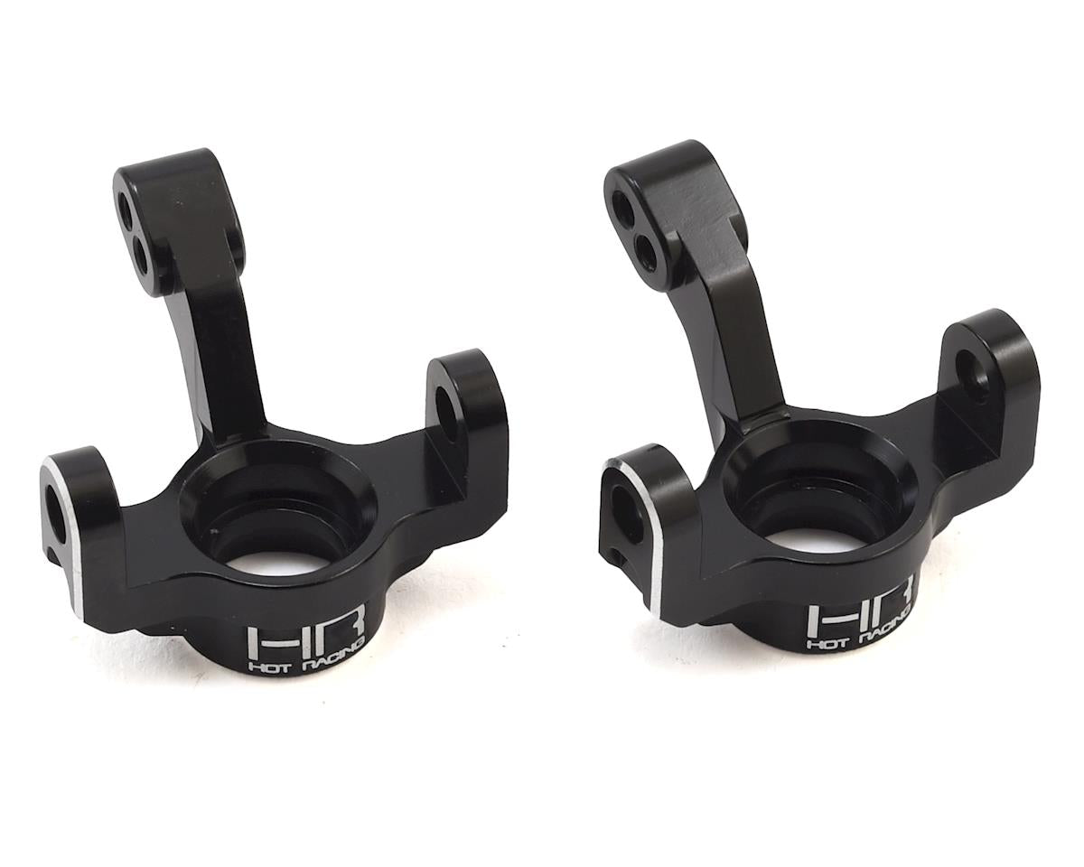 Hot Racing LaTrax Rally Aluminum Steering Knuckle Set (Black) LTN2101