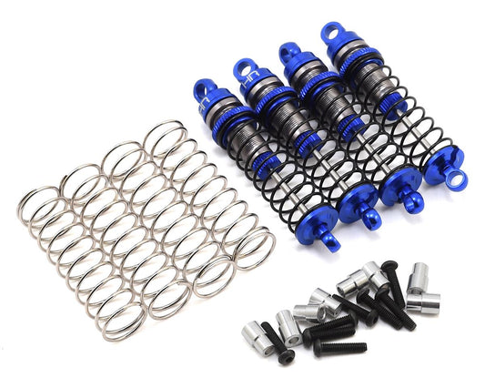 Hot Racing Traxxas 1/16 Threaded Aluminum Shocks (Blue) LTN56DP06