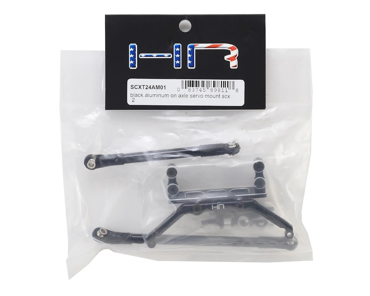 Hot Racing Axial SCX10 II AR44 Aluminum Servo On Axle SOA Mount (Black) SCXT24AM01