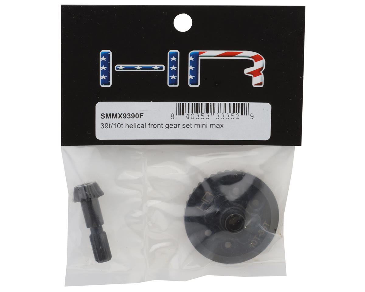 Hot Racing,  Traxxas® Mini Maxx®, Steel Helical Front Differential Ring & Pinion Gear SMMX9390F