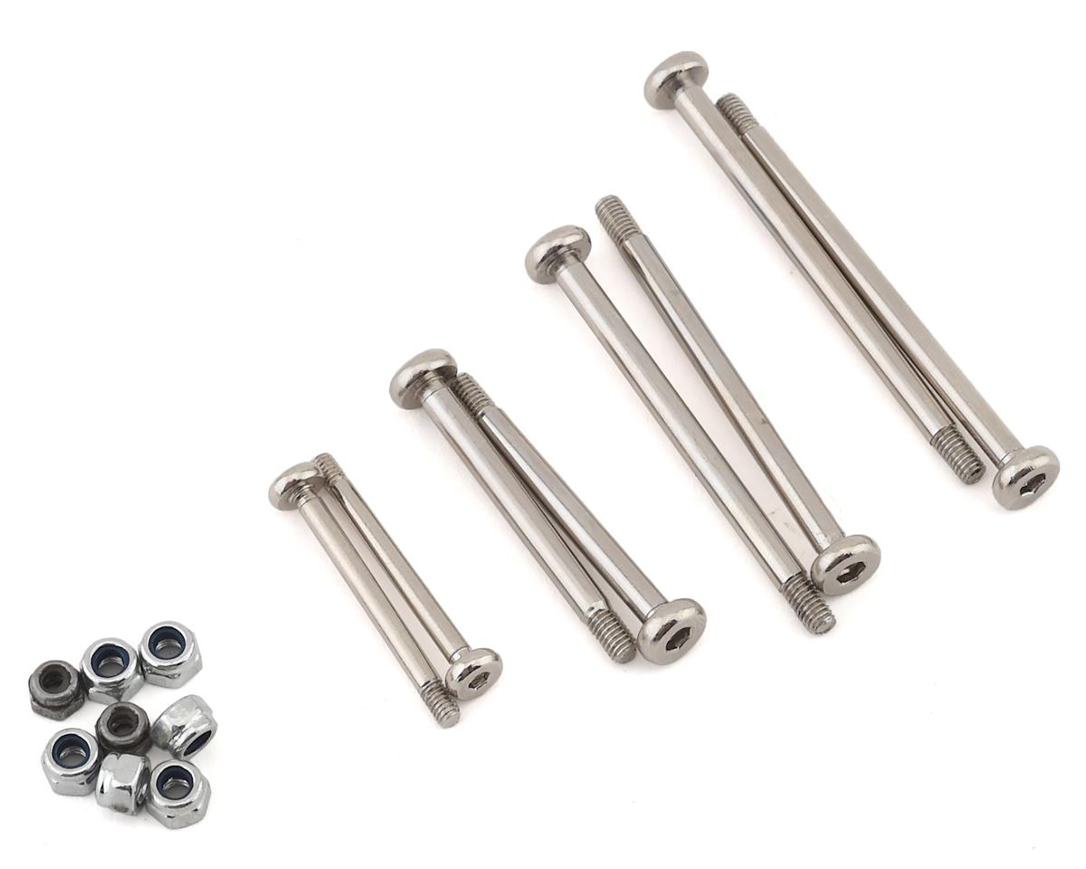 Hot Racing Traxxas Slash Hardened Chrome Plated Steel Hinge-Pin Set STE1568E08