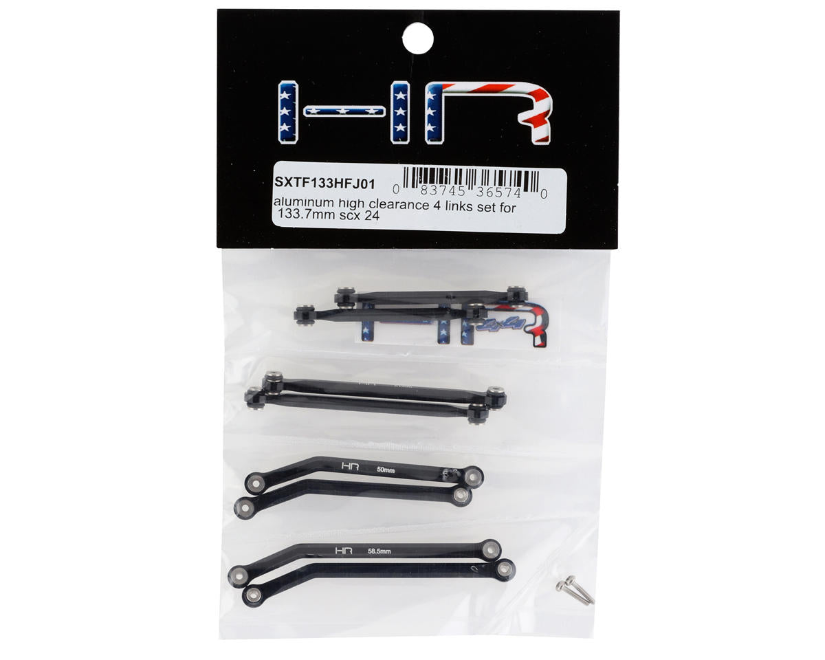 Hot Racing Axial SCX24 Aluminum High Clearance 4 Link Set (133.7mm) SXTF133HFJ01