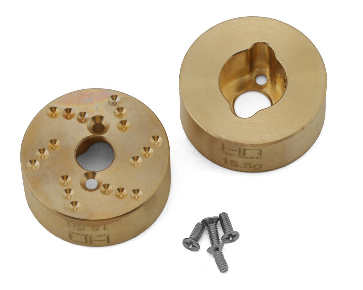 Hot Racing Axial SCX24 Brass Rear Hub (2) (31g) SXTF22H