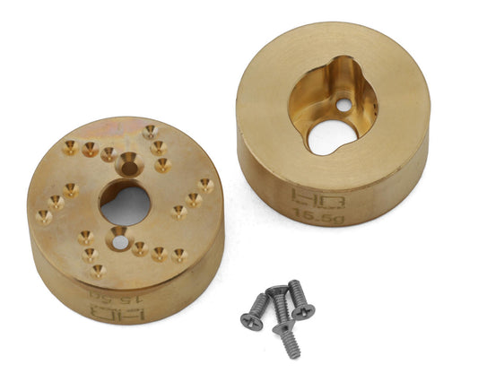 Hot Racing Axial SCX24 Brass Rear Hub (2) (31g) SXTF22H