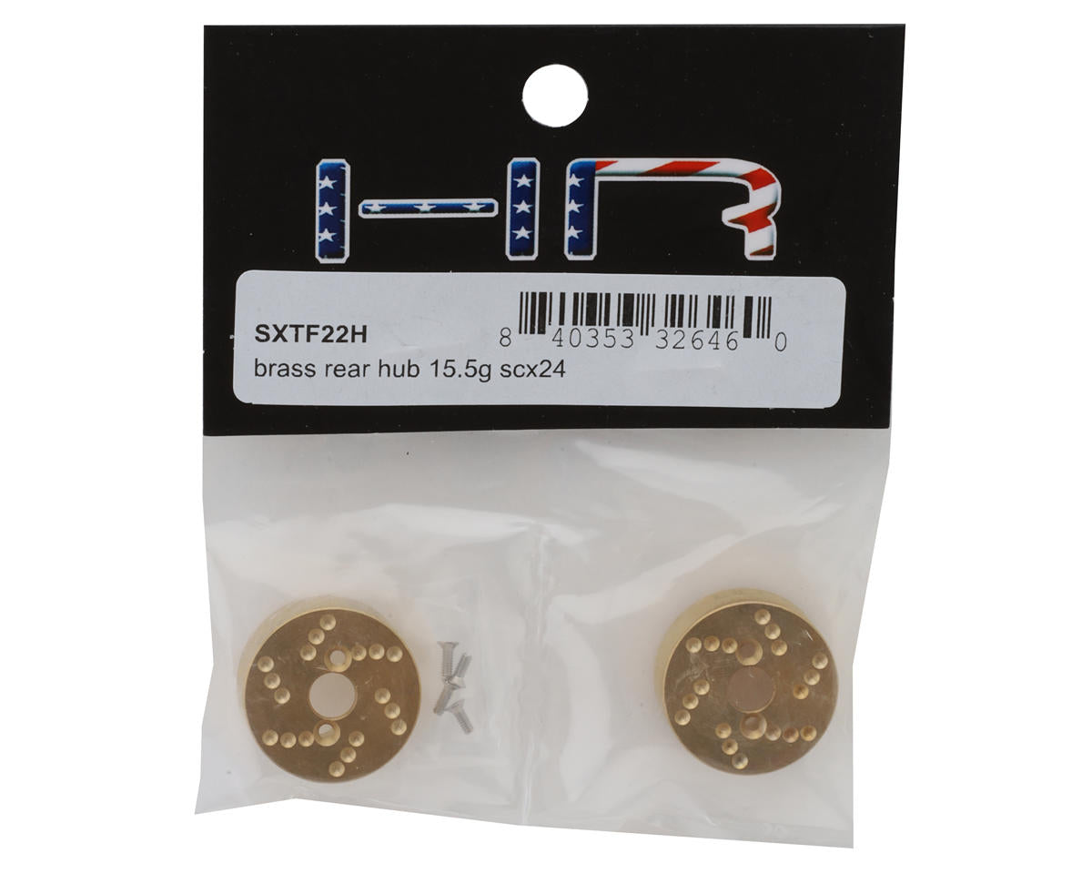 Hot Racing Axial SCX24 Brass Rear Hub (2) (31g) SXTF22H