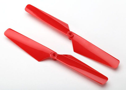 Rotor blade set, red (2)/ 1.6x5mm BCS (2) 6628
