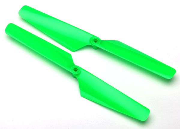 Rotor blade set, green (2)/ 1.6x5mm BCS (2) 6631