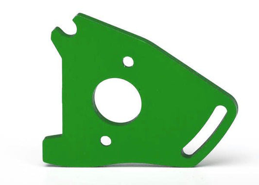 Traxxas Aluminum MOTOR PLATE GREEN 4X4 7490G