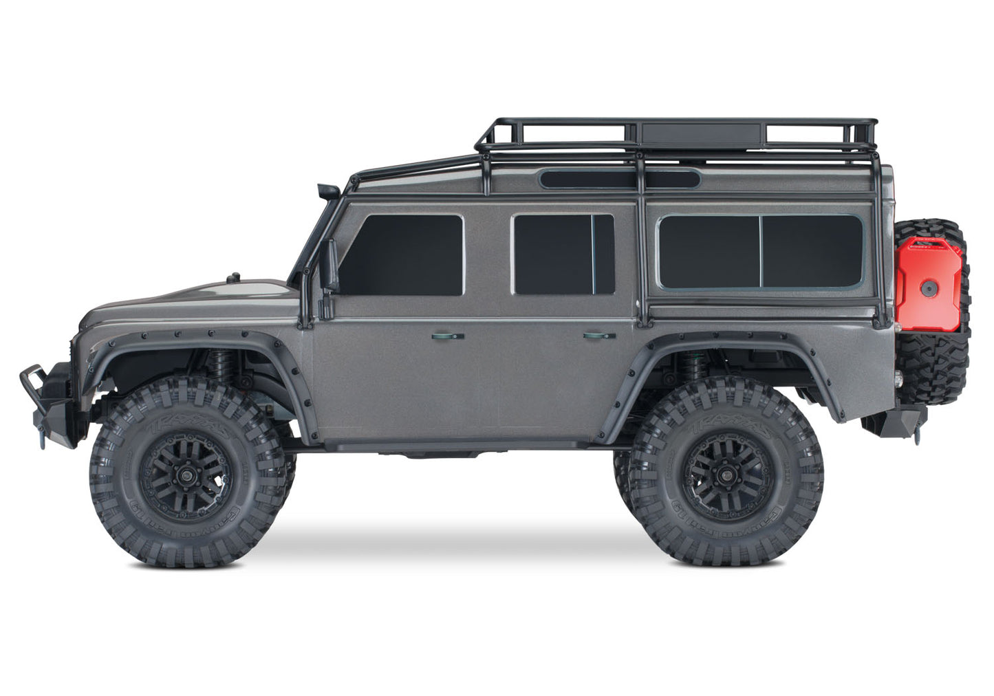 Traxxas TRX-4 1/10 Scale Trail Rock Crawler w/Land Rover Defender Body (SILVER) w/XL-5 ESC 82056-4