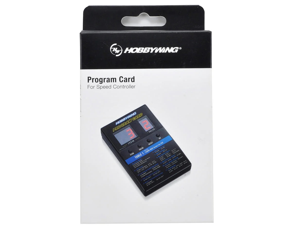 Hobbywing LED Program Card 30501003