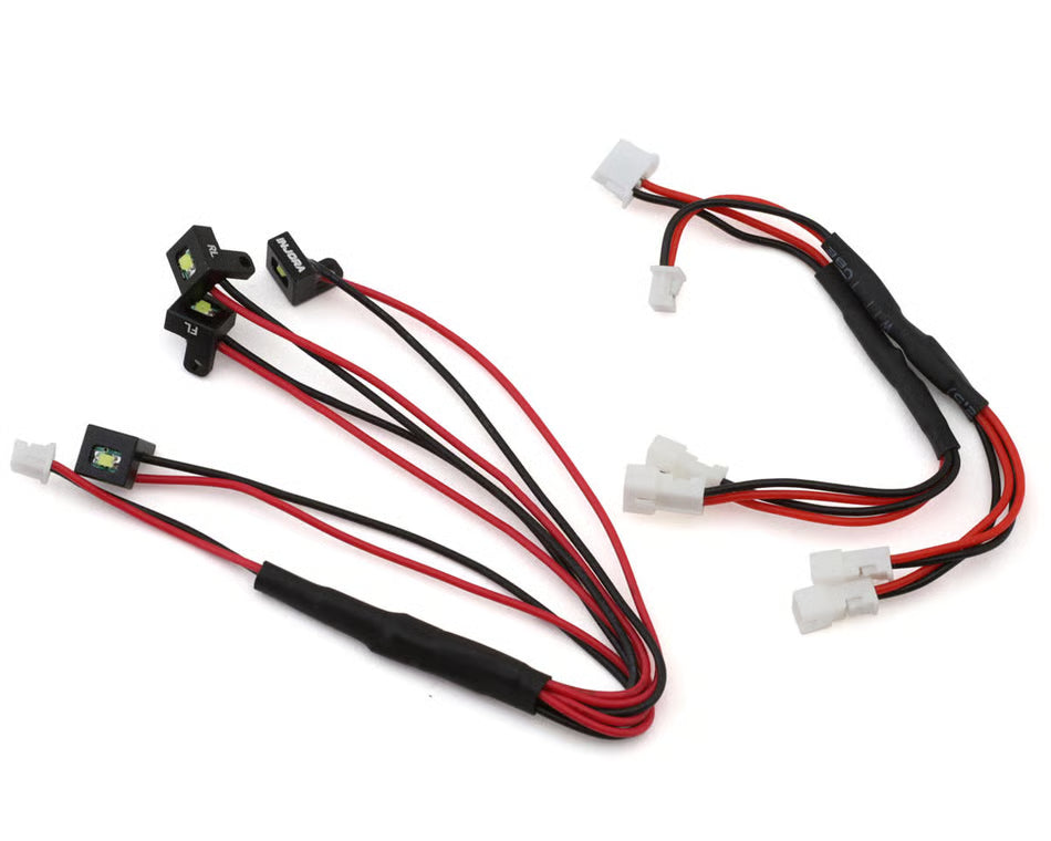 Injora 1/30 Rock Crawler LED Rock Light Kit (White) (4) INJSCX30-33