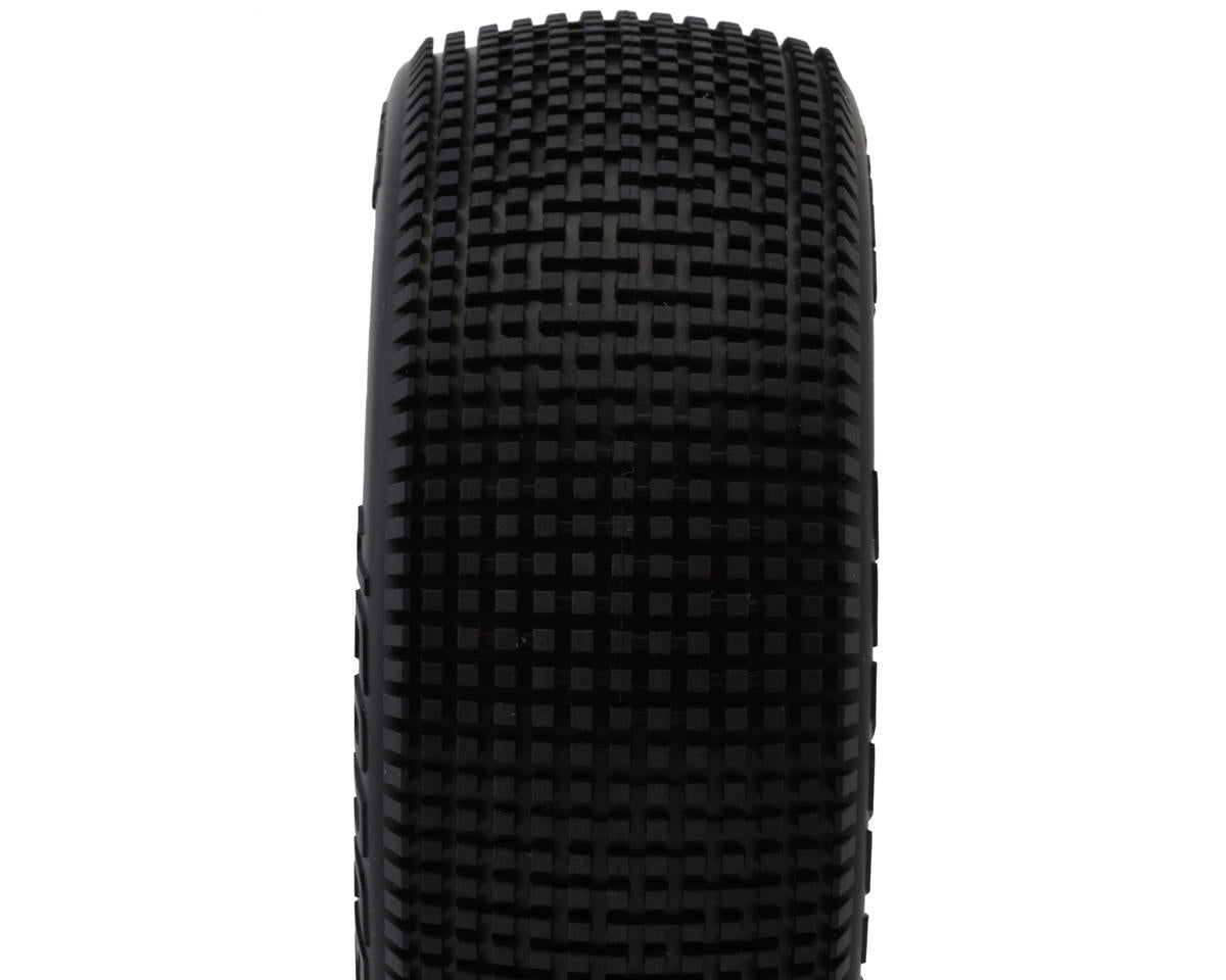 JConcepts Stalkers 1/8 Pre-Mounted Buggy Tire (White) (Green) JCO3175-12