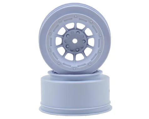 JConcepts 12mm Hex Hazard Short Course Wheels (WHITE) (2) (Slash Front) 3350W