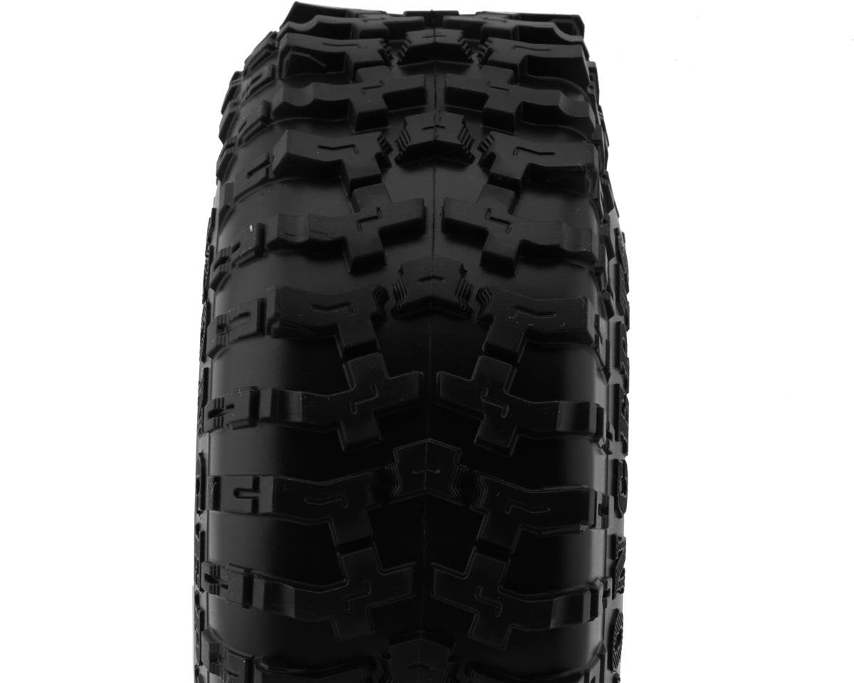 JConcepts Tusk 2.2" All Terrain Rock Crawler Tires (2) (Green) (Class 3 - 5.25") JCO4090-02