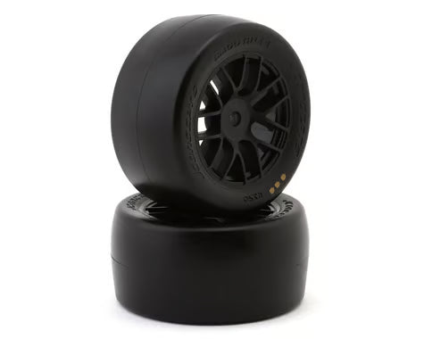 JConcepts Losi® NASCAR® 1/12 Smoothie 2 Pre-Mounted Tires (2) (G3 - Soft) w/8mm Hex JCO4190-3053916
