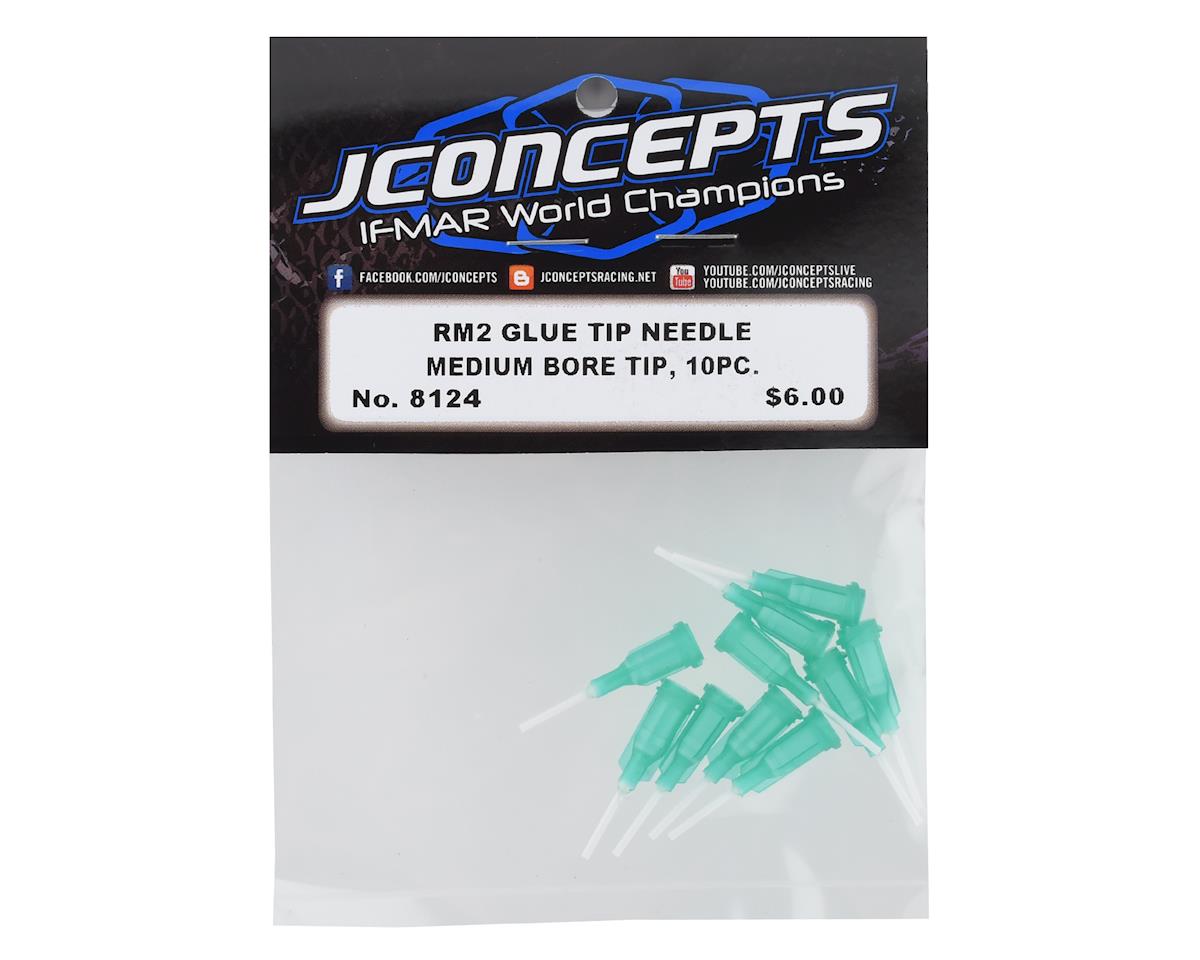 JConcepts RM2 Medium Bore Glue Tip Needles (Green) (10) JCO8124