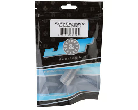J&T Bearing Co. 5x13x4mm Endurance Ball Bearings (10) JT10545-10