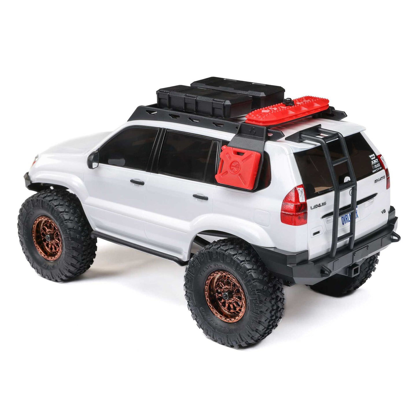 1/24 SCX24 Lexus GX 470 4X4 Rock Crawler RTR, White AXI-1532T1