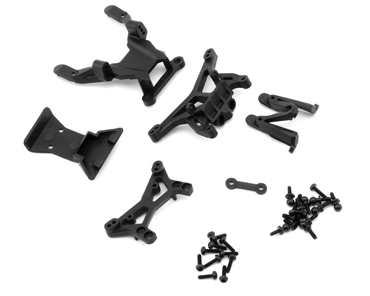 Losi Micro-B, Front and Rear Shock Towers, Mounts, Bumper & Top Plate Set LOS-1770