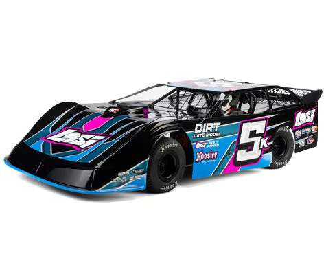 22S Dirt Late Model, 1/10 2WD RTR Dirt Oval, BLUE LOS-2167T1