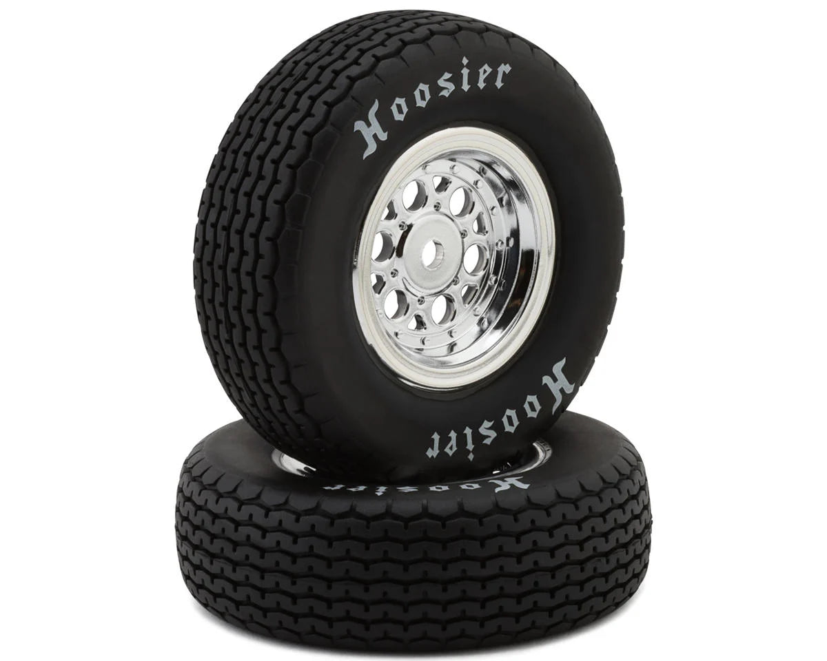 Losi 22S Sprint Front Pre-Mounted Hoosier Tires (Chrome) (2) (Soft) LOS-2430