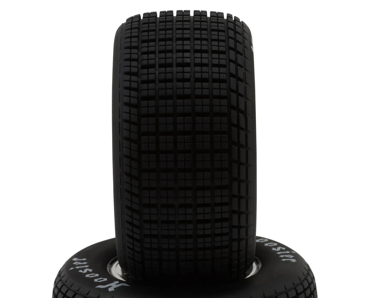 Losi 22S Sprint Rear Pre-Mounted Hoosier Tires (Chrome) (2) (Soft)  LOS-2442