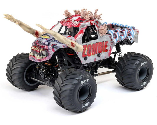 LOSI 1/18 Mini LMT Zombie 2S 4X4 RTR Brushed Monster Truck LOS01026T4