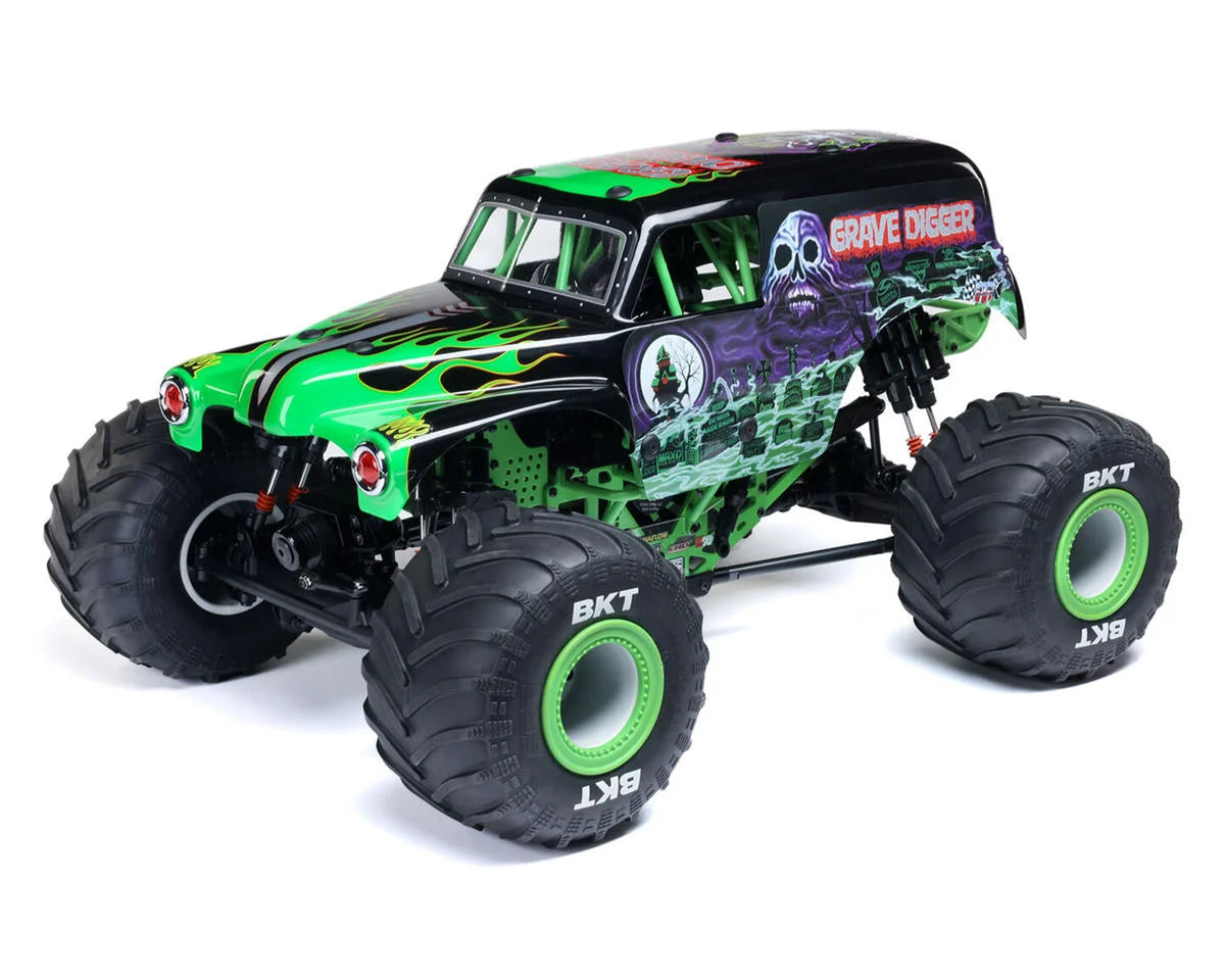 Losi LMT 2.0 Grave Digger Solid Axle 4x4 RTR Brushless Monster Truck Green LOS04028T1