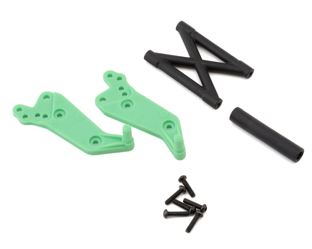 Losi Mini LMT Wheelie Bar Set (Green) LOS211045