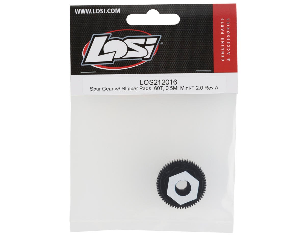 Losi Mini-T 2.0 Spur Gear w/Slipper Pads (60T) LOS212016