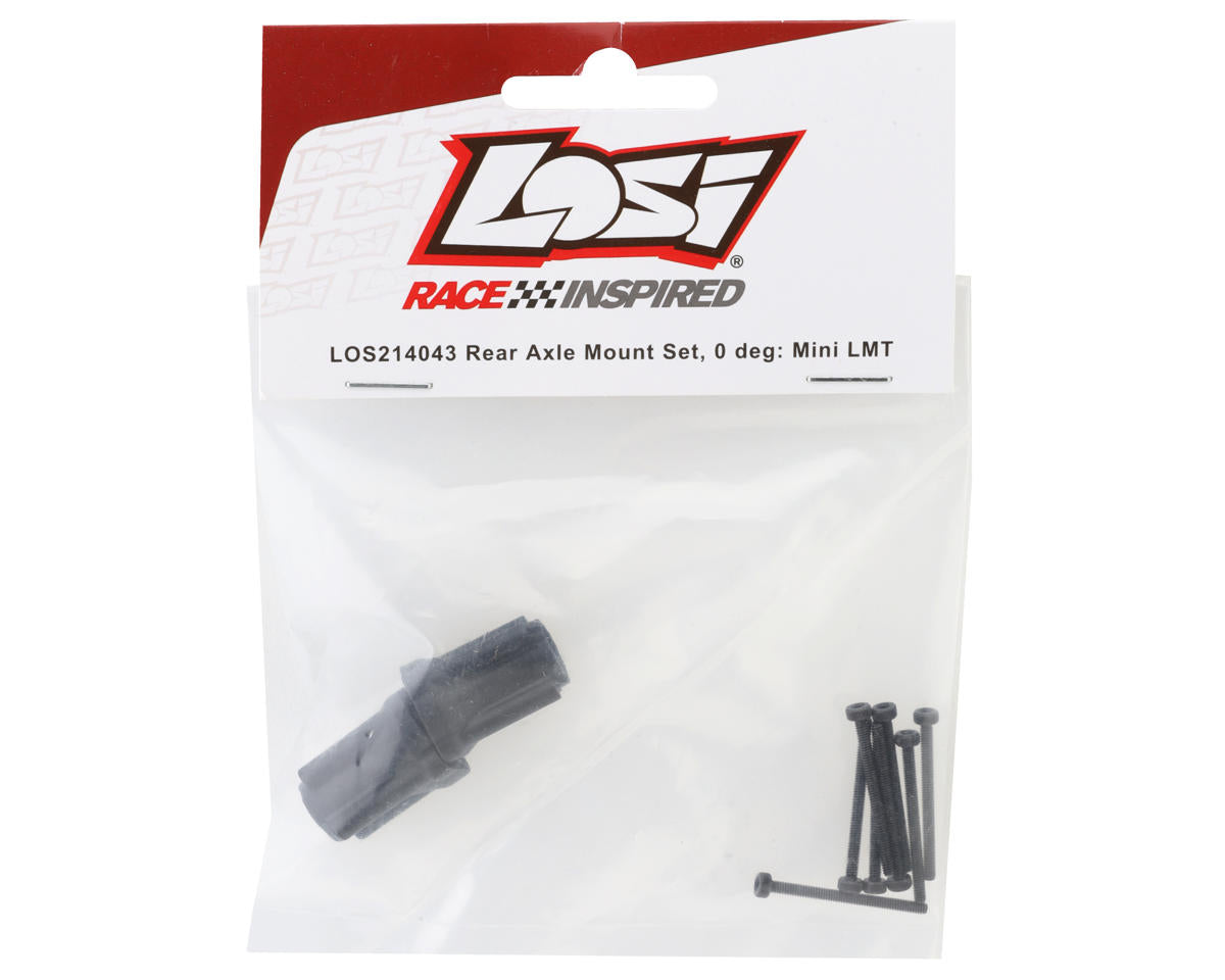 Losi Mini LMT Rear Axle Mount Set (0°) LOS214043