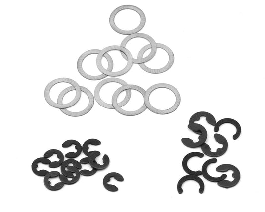 Losi Mini LMT E-Clip & Shim Set LOS216009