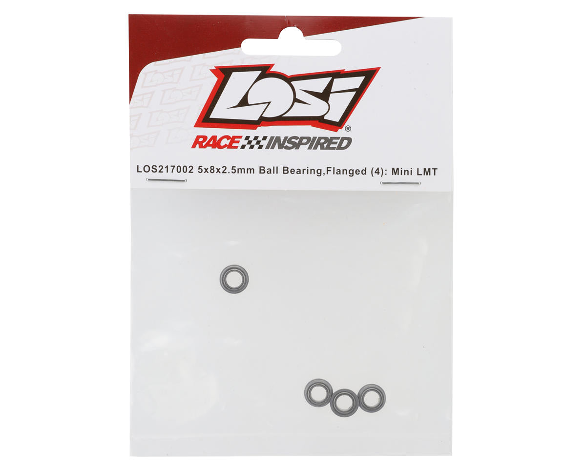 Losi Mini LMT 5x8x2.5mm Flanged Bearings (4) LOS217002