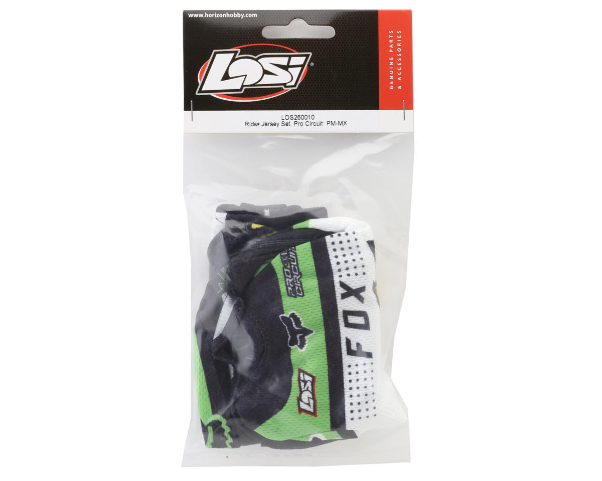 Losi Promoto-MX Rider Jersey Set (Pro Circuit) LOS260010