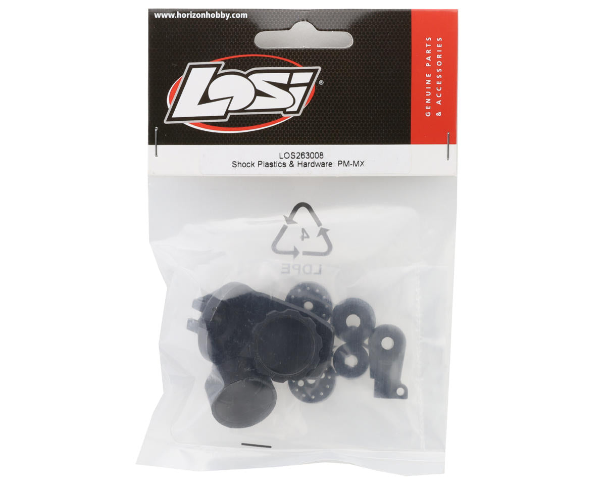 Losi Promoto-MX Rear Shock Plastics & Hardware LOS263008