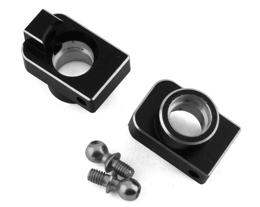 Losi Mini-T 2.0 Aluminum Rear Hub Set (Black) LOS311005