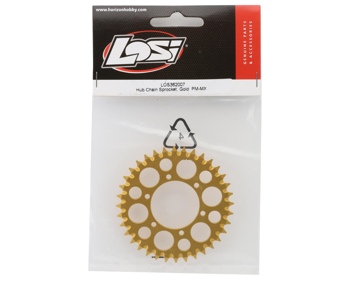 Losi Promoto-MX Rear Sprocket (Gold) LOS362007