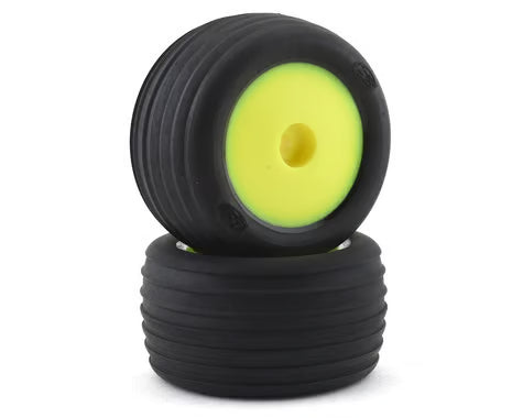 Losi Mini-T 2.0 Directional Pre-Mounted Front Tires (Yellow) (2) LOS41010