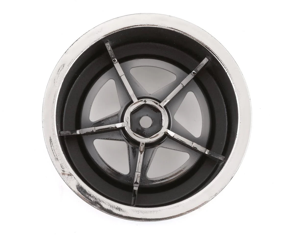 Losi 22S Drag Rear Wheels (Chrome) (2) LOS43046
