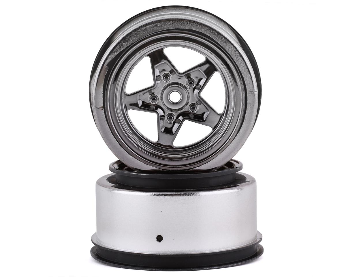 Losi 22S Drag Rear Wheels (Black Chrome) (2) LOS43050