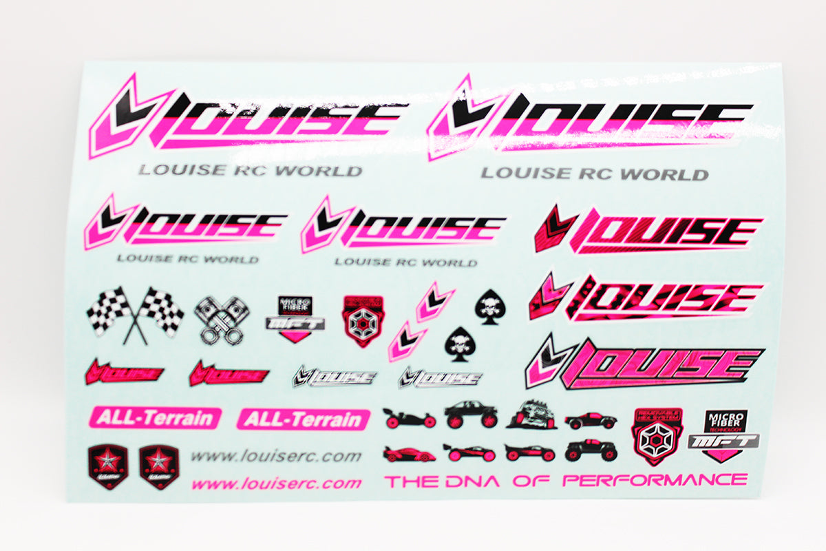Louise RC Sticker Sheet-PINK L-T3373P