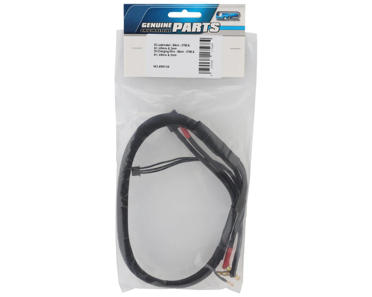 LRP 2S LiPo Charge/Balance Lead (XT60 to 4/5mm Bullet Connector) (600mm) (XH Balance Adapter) lrp499104