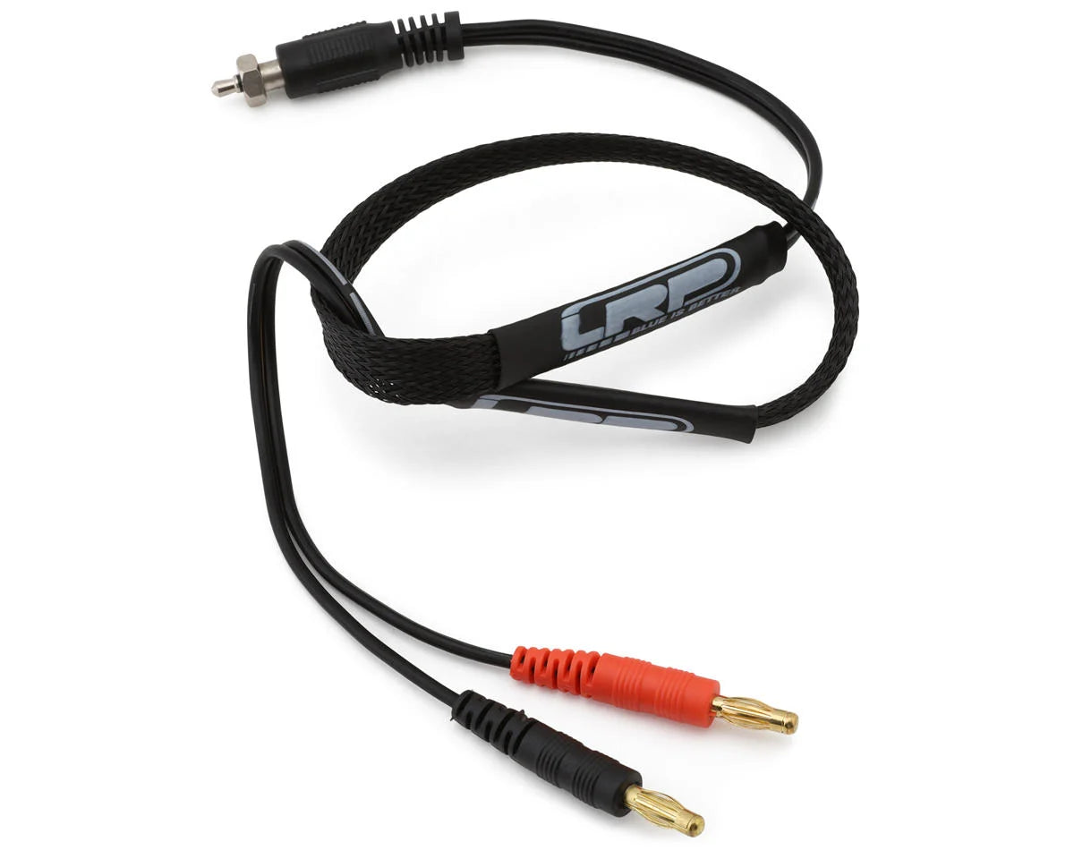 LRP Universal Charging Lead (500mm) (4mm to Glow Plug Igniter) LRP499203