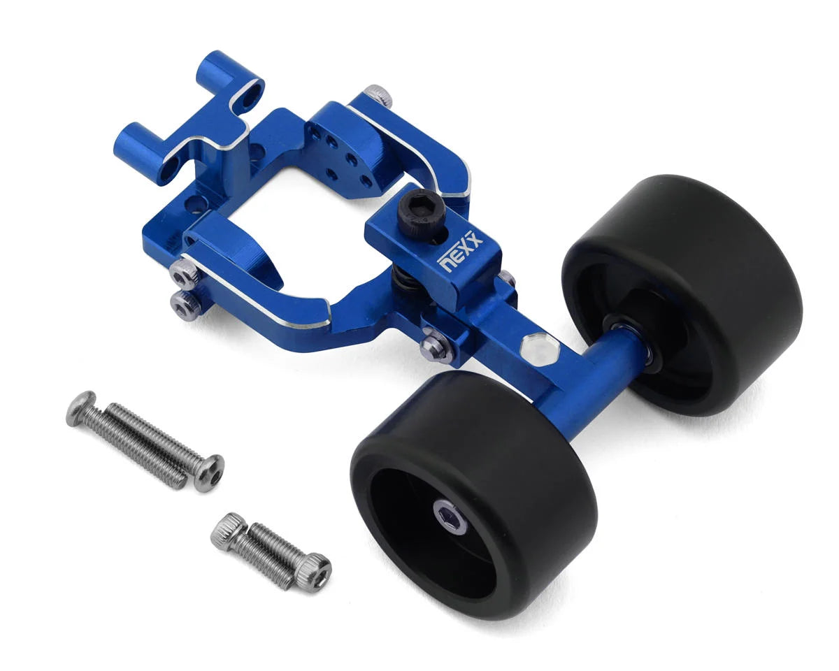 NEXX Racing Arrma® Typhon Grom Aluminum Wheelie Bar Assembly (Blue) NX-545-BL