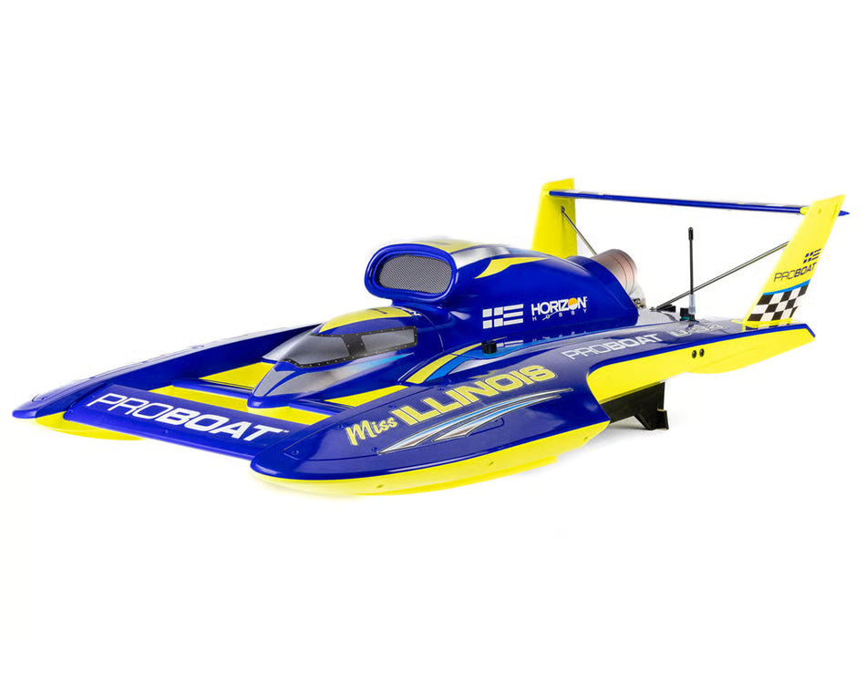 Pro Boat U-34 34" Miss Illinois RTR Brushless Hydroplane Boat w/DX3 2.4GHz Radio PRB-2072T1