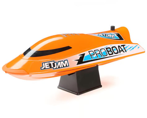 Pro Boat Jet Jam V2 12" Self-Righting Brushed RTR Pool Race Boat (Orange) PRB08031V2T1