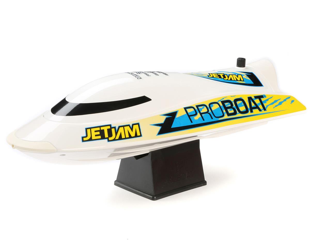 Pro Boat Jet Jam V2 12" Self-Righting Brushed RTR Pool Race Boat (White) PRB08031V2T2