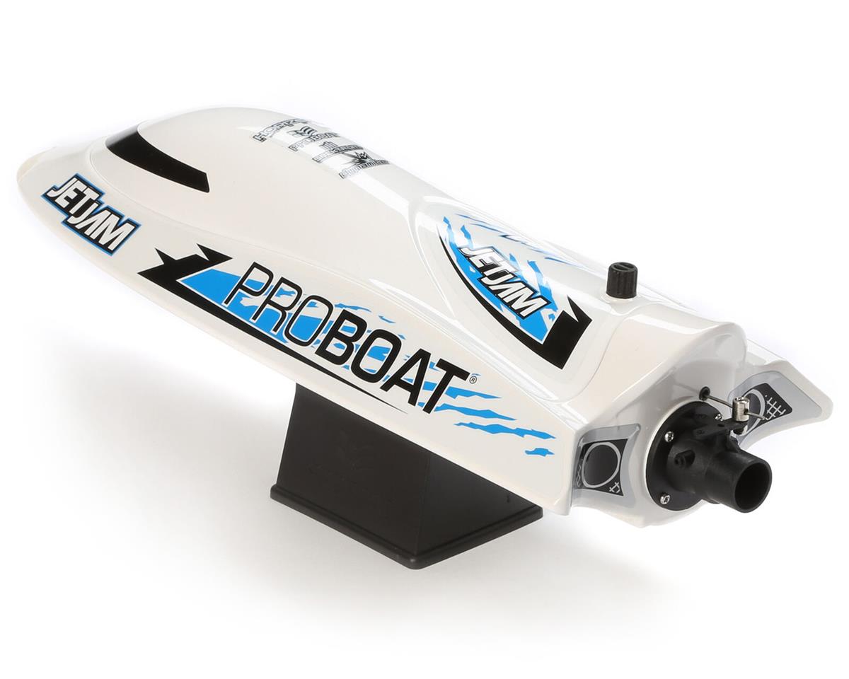 Pro Boat Jet Jam V2 12" Self-Righting Brushed RTR Pool Race Boat (White) PRB08031V2T2