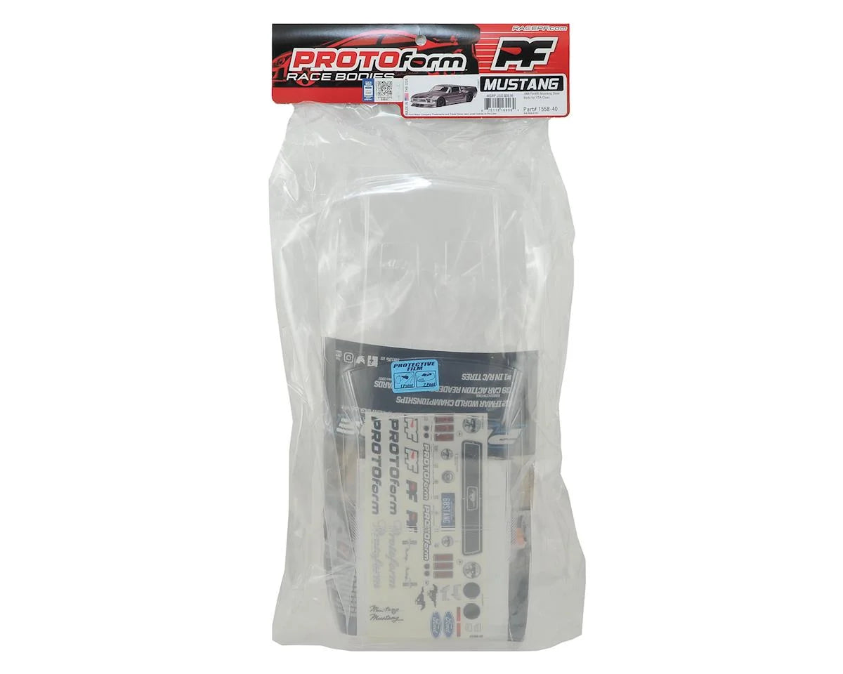 Protoform 1968 Ford Mustang Vintage Trans-Am Racing Body (Clear) PRM1558-40