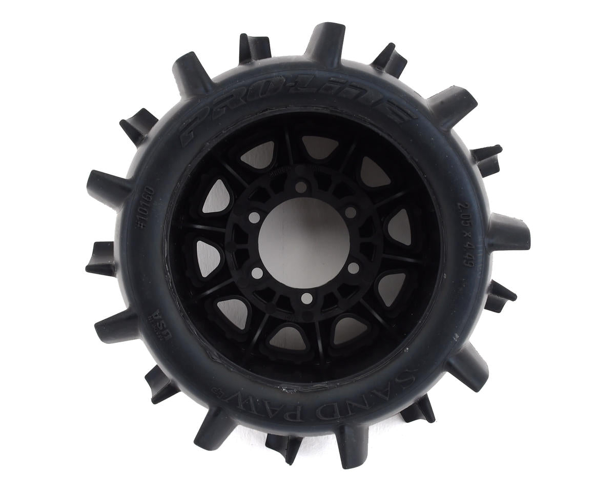 Pro-Line 30 Series Sand Paw LP 2.8 w/Raid Electric Rear Wheels (2) (Black) (Z3) 10160